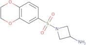 1-(2,3-Dihydro-1,4-benzodioxine-6-sulfonyl)azetidin-3-amine