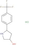5-[4-(Trifluoromethyl)phenyl]pyrrolidin-3-ol hydrochloride