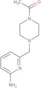 1-(4-((6-Aminopyridin-2-yl)methyl)piperazin-1-yl)ethanone