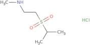 Methyl[2-(propane-2-sulfonyl)ethyl]amine hydrochloride