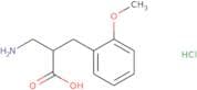 3-Amino-2-[(2-methoxyphenyl)methyl]propanoic acid hydrochloride
