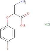 3-Amino-2-(4-fluorophenoxy)propanoic acid hydrochloride