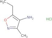 5-Ethyl-3-methyl-1,2-oxazol-4-amine hydrochloride