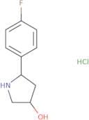 5-(4-Fluorophenyl)pyrrolidin-3-ol hydrochloride