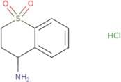 (4S)-4-Amino-3,4-dihydro-2H-1λ6-benzothiopyran-1,1-dione hydrochloride