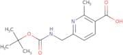 6-({[(tert-Butoxy)carbonyl]amino}methyl)-2-methylpyridine-3-carboxylic acid