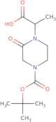2-{4-[(tert-Butoxy)carbonyl]-2-oxopiperazin-1-yl}propanoic acid