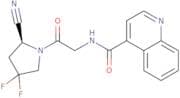 (S)-N-(2-(2-Cyano-4,4-difluoropyrrolidin-1-yl)-2-oxoethyl)quinoline-4-carboxamide