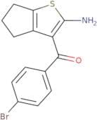 3-(4-Bromobenzoyl)-4H,5H,6H-cyclopenta[b]thiophen-2-amine