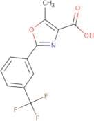 5-Methyl-2-[3-(trifluoromethyl)phenyl]-1,3-oxazole-4-carboxylic acid