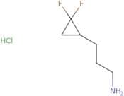 3-(2,2-Difluorocyclopropyl)propan-1-amine hydrochloride