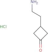 3-(2-Aminoethyl)cyclobutan-1-one hydrochloride