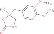 5-[(3,4-Dimethoxyphenyl)methyl]-5-methyl-1,3-oxazolidin-2-one