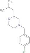 1-[(4-Chlorophenyl)methyl]-3-(2-methylpropyl)piperazine