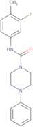 N-(3-fluoro-4-methylphenyl)-4-phenylpiperazine-1-carboxamide