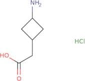 rac-2-[(1R,3R)-3-Aminocyclobutyl]acetic acid hydrochloride