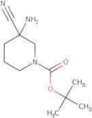 tert-Butyl 3-amino-3-cyanopiperidine-1-carboxylate
