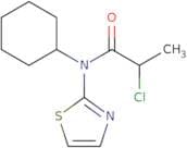2-Chloro-N-cyclohexyl-N-(1,3-thiazol-2-yl)propanamide