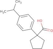 1-[4-(Propan-2-yl)phenyl]cyclopentane-1-carboxylic acid