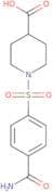 1-(4-Carbamoylbenzenesulfonyl)piperidine-4-carboxylic acid