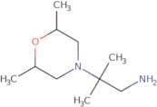 2-(2,6-Dimethylmorpholin-4-yl)-2-methylpropan-1-amine
