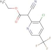 Ethyl 2-[3-chloro-5-(trifluoromethyl)pyridin-2-yl]-2-cyanoacetate