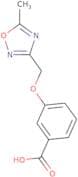 3-[(5-Methyl-1,2,4-oxadiazol-3-yl)methoxy]benzoic acid