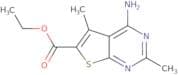 Ethyl 4-amino-2,5-dimethylthieno[2,3-d]pyrimidine-6-carboxylate