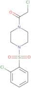 2-Chloro-1-[4-(2-chlorobenzenesulfonyl)piperazin-1-yl]ethan-1-one