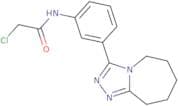 2-Chloro-N-(3-{5H,6H,7H,8H,9H-[1,2,4]triazolo[4,3-a]azepin-3-yl}phenyl)acetamide