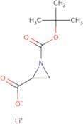 (2S)-1-[(tert-Butoxy)carbonyl]aziridine-2-carboxylic acid lithium