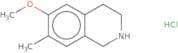 6-Methoxy-7-methyl-1,2,3,4-tetrahydroisoquinoline hydrochloride