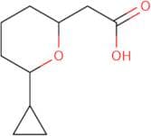 rac-2-[(2R,6S)-6-Cyclopropyloxan-2-yl]acetic acid