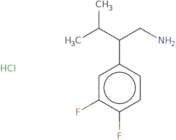 2-(3,4-Difluorophenyl)-3-methylbutan-1-amine hydrochloride