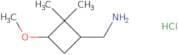 (3-Methoxy-2,2-dimethylcyclobutyl)methanamine hydrochloride