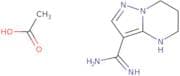 4H,5H,6H,7H-Pyrazolo[1,5-a]pyrimidine-3-carboximidamide, acetic acid