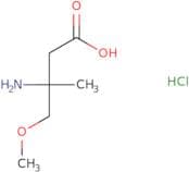 3-Amino-4-methoxy-3-methylbutanoic acid hydrochloride