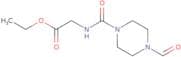 ethyl 2-((4-formylpiperazinyl)carbonylamino)acetate