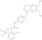 1-(4-((6,7-dimethoxy(3,4-dihydroisoquinolyl))methyl)phenyl)-3-(2-(tert-butyl)-6-methylphenyl)urea