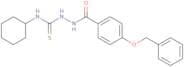 N-(((cyclohexylamino)thioxomethyl)amino)(4-(phenylmethoxy)phenyl)formamide