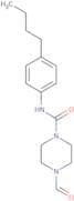 N-(4-butylphenyl)(4-formylpiperazinyl)formamide
