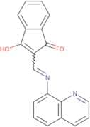 2-((8-quinolylamino)methylene)indane-1,3-dione