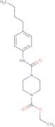 ethyl 4-(N-(4-butylphenyl)carbamoyl)piperazinecarboxylate