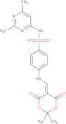5-(((4-(((2,6-dimethylpyrimidin-4-yl)amino)sulfonyl)phenyl)amino)methylene)-2,2-dimethyl-1,3-dioxa…