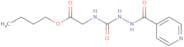 butyl 2-((N-(4-pyridylcarbonylamino)carbamoyl)amino)acetate