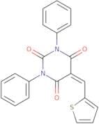 1,3-diphenyl-5-(2-thienylmethylene)-1,3-diazaperhydroine-2,4,6-trione