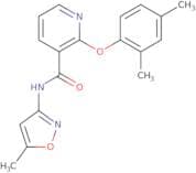 (2-(2,4-dimethylphenoxy)(3-pyridyl))-N-(5-methylisoxazol-3-yl)formamide