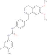 1-(4-((6,7-dimethoxy(3,4-dihydroisoquinolyl))methyl)phenyl)-3-(3-fluoro-4-methylphenyl)urea