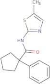N-(3-methyl(2,5-thiazolyl))(phenylcyclopentyl)formamide