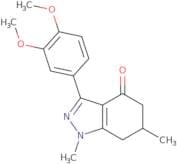 3-(3,4-dimethoxyphenyl)-1,6-dimethyl-5,6,7-trihydro1H-indazol-4-one